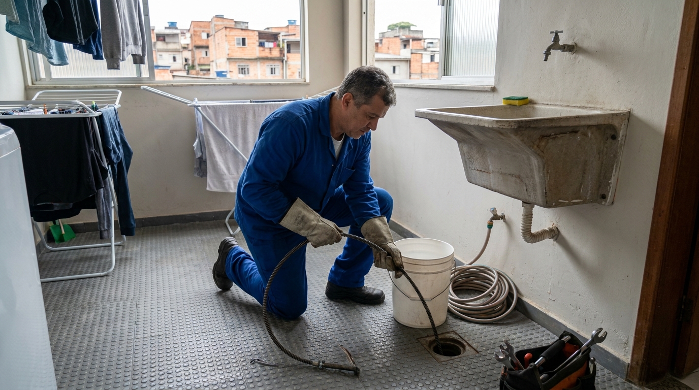 Desentupimento de Ralos Externos no Centro, Campos dos Goytacazes‑RJ
