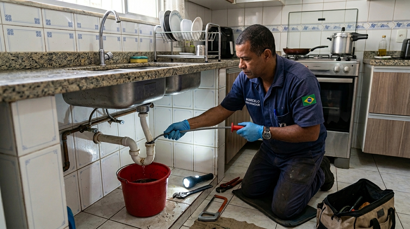 Limpeza de Canos com Equipamento no Centro, Campos dos Goytacazes‑RJ